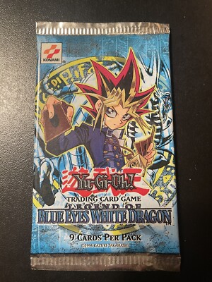 Yugioh Lob Legend Of Blue Eyes White Dragon Booster YuGiOh Blue Eyes White  Dragon Booster Pack Unlimited English Edition Square Logo