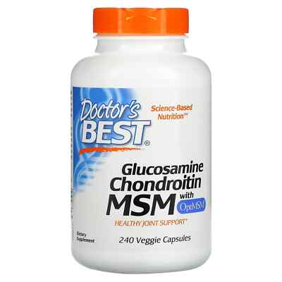 Glucosamin Chondroitin MSM - 240 Kapseln - starke, flexible & gesunde Gelenke