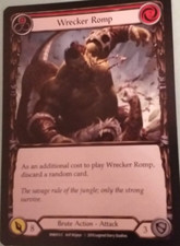 Wrecker Romp (Red) - RNR013 - Common - Flesh and Blood TCG Hero Deck: Rhinar