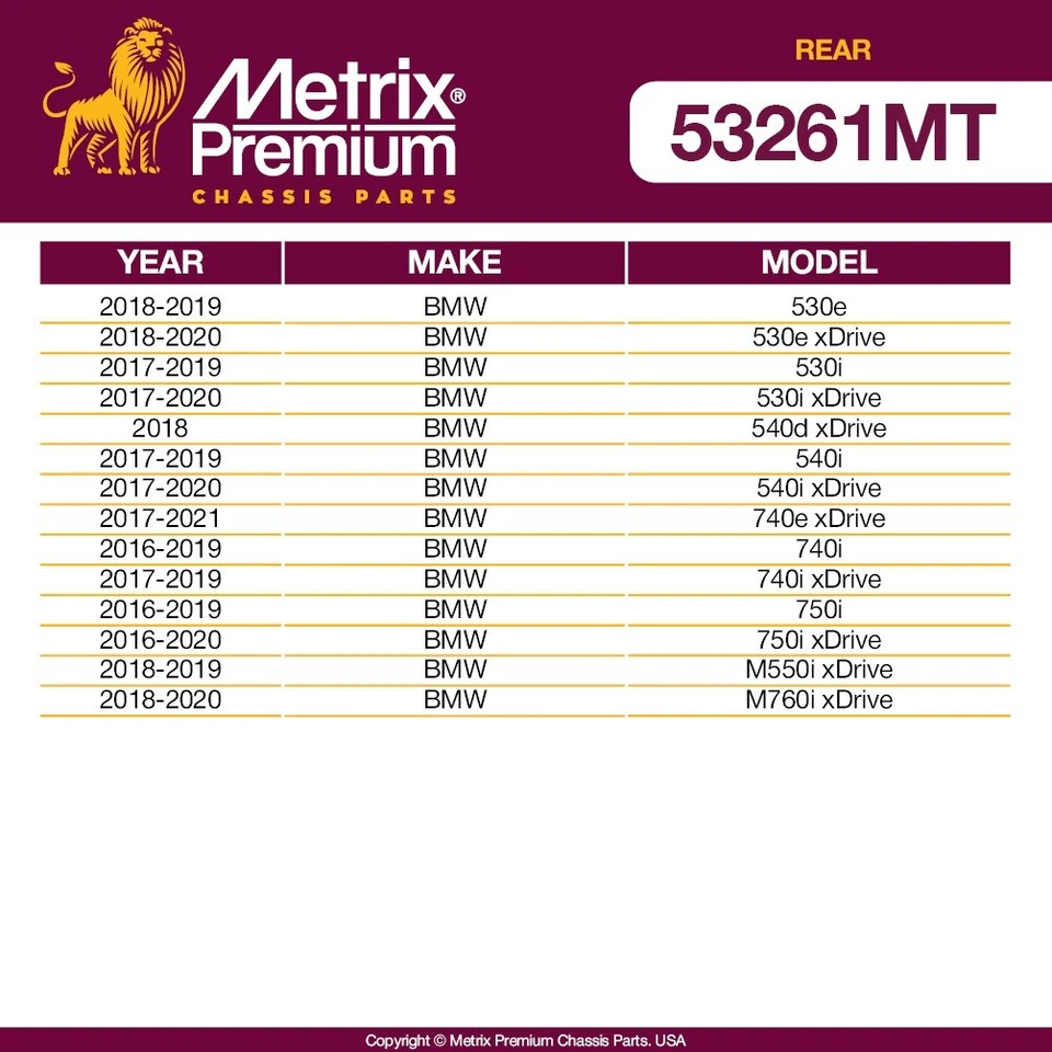 Звено стабилизатора задней стабилизатора подвески для BMW 530e 530i 540d 540i 740i 750i xDrive - Изображение 2 из 4