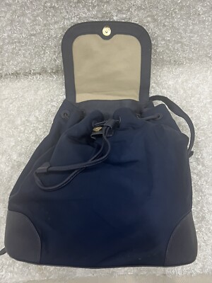 Tory Burch Piper Nylon Navy Blue Backpack Tory Burch Perry Navy Blue Nylon Small Backpack Royal Blue  main image 4