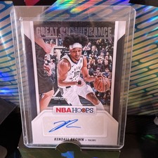 2024-25 NBA Hoops Kendall Brown Auto Card