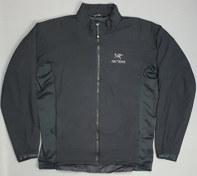 Arcteryx Jacke Herren Large schwarz Atom LT isoliert Mantel Wandern Outdoor