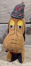 Vintage R. Dakin and Co. Dream Pet Plush Hound Dog Plaid Hat