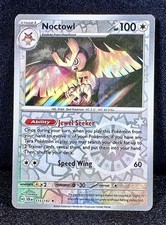 🔥Noctowl 115/142 Stellar Crown Reverse Holo MASTERPIECE True Pokemon Treasure!