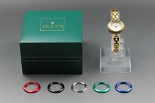 Vintage Gucci Change Bezel 11/12.2 6 Colors Women's Quartz Watch 26mm 1433913