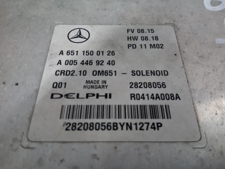 Centralina motore originale (ECU) MERCEDES-BENZ CLASSE E T-Model (S212) 2011 - Immagine 2 di 2