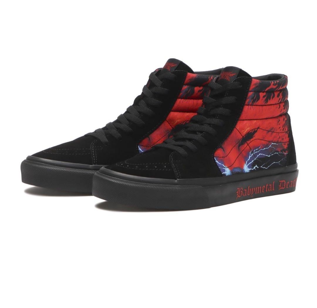 VANS × BABYMETAL】SK8-HI – Black/Red – Japan Exclusive – US Sizes