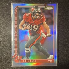 Topps 2023 Chrome Cade Otton #284 Tampa Bay Buccaneers Refractor Football Card 