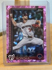 2025 Topps Update Series - Mike Soroka #US347 Pink Diamante Foil