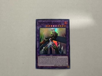 YUGIOH ELEMENTAL HERO MAGMA NEOS SHVA-EN034 SUPER 1ST ED NM