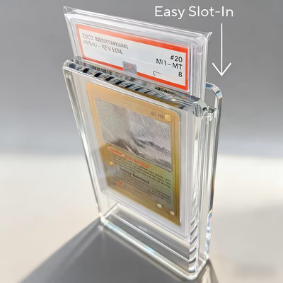 PSA Graded Card Slab Acrylic Case Display With Magnetic