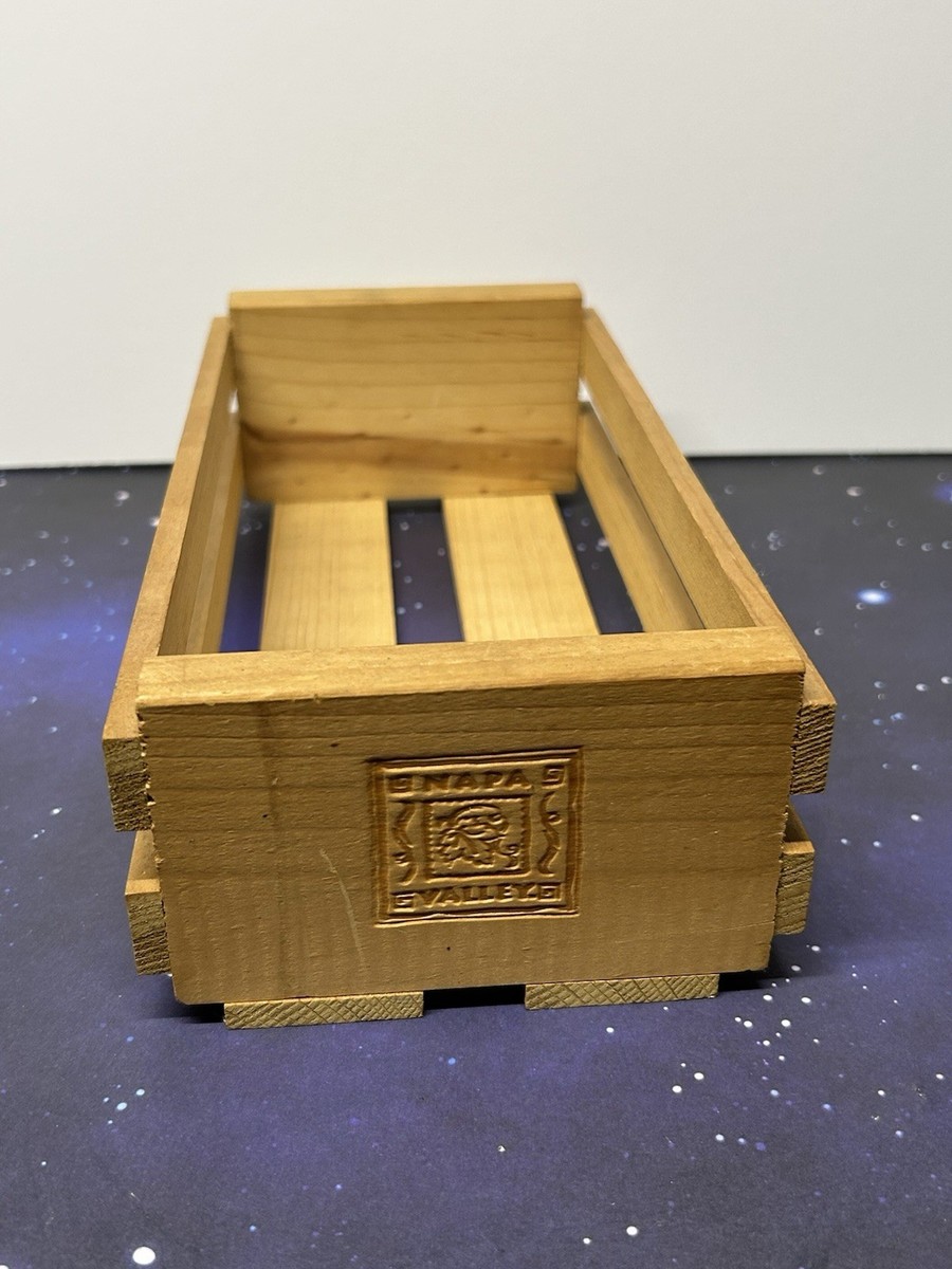 Napa Valley Box Company 木製 カセットテープ ラック Napa Valley Box Company Wooden 12 Cassette Tape Storage Holder