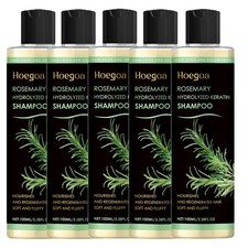 5 Pack Organic Rosemary Hair Growth Shampoo for Women and Men-Natural Thickening