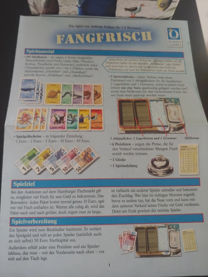 Fangfrisch von Andreas Pelikan | Queen Games | 2007, ab 8 Jahren | Brettspiel - Bild 4 von 4