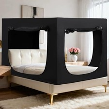 Bed Tent Twin Bed Canopy - Cubby Bed Tent for Adult Sleep Tents Blackout Breatha