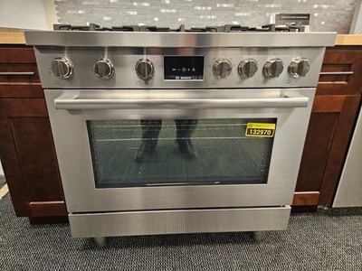 Bosch HDS8655U 36'' SS Dual-Fuel Range Out of Box Scratch/Dent #132970