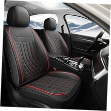 Car Seat Covers Full Set, Full Set for Full-Size SUV/Truck Style1 Black/Red