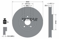 2 X Bremsscheibe Textar 92194900 FüR Honda Accord Viii