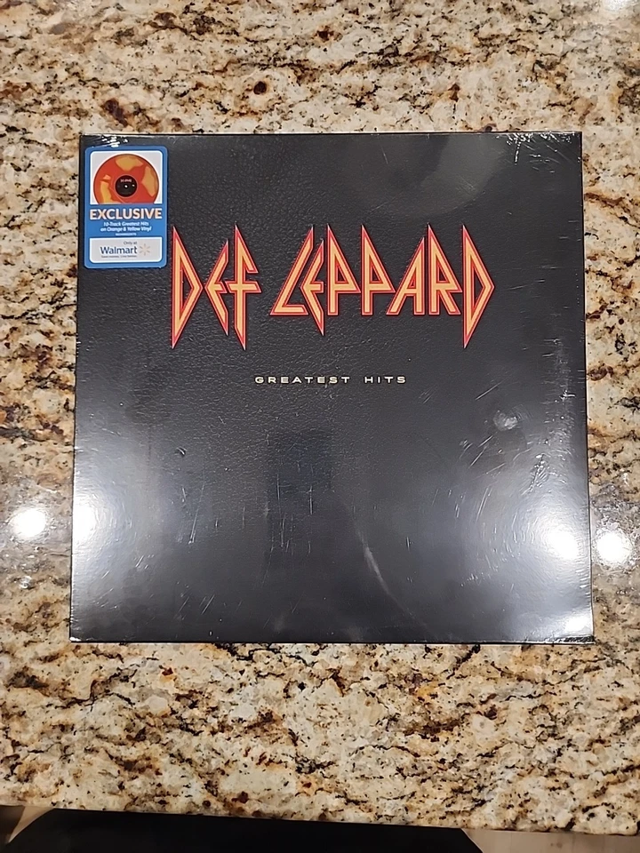 Def Leppard ~ Greatest Hits Exclusive Orange & Yellow Vinyl, New - Image 2 of 3