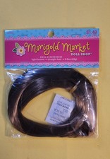 MARIGOLD MARKET DOLL SHOP Straight Hair FOR DOLL MAKING, Light Brown