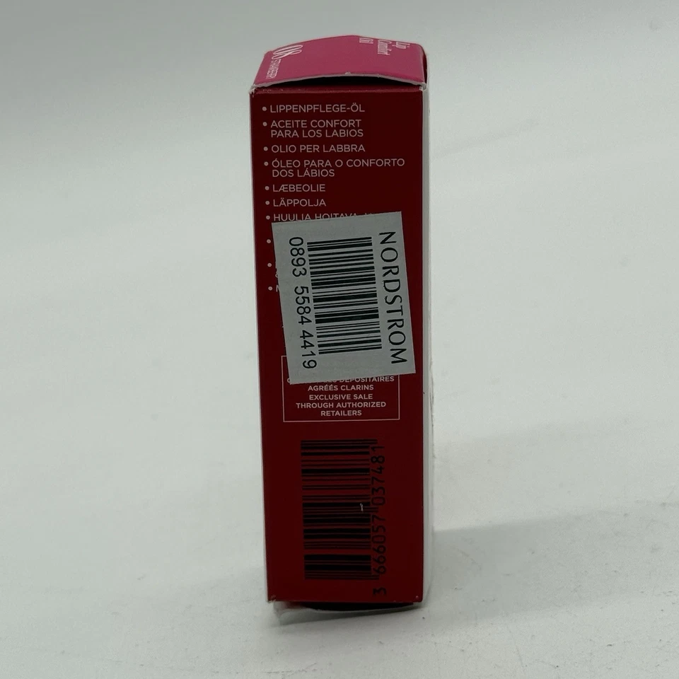 Clarins Lip Comfort Oil 08 Fresa Sweetbriar Aceite de Rosa Bálsamo Labial Rojo 7 ml Foto 3 de 4