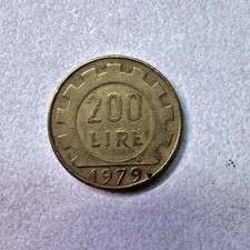 moneta italiana 200 lire - 1979