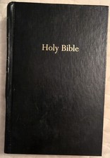 2001 King James Version Holy Bible KJV Zon Der Van Words Christ red Zondervan