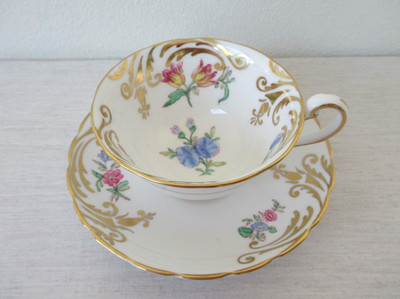 VTG Royal Chef Bone China TEA CUP and SAUCER SET  Made In England Never Used New