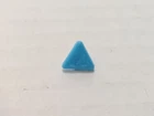 Vintage 1991 Barbie Totally Hair Blue Triangle Sprinkles Ring Accessory