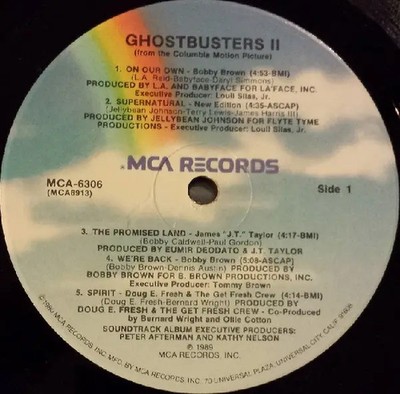 Run-DMC, Bobby Brown a.o. Ghostbusters II STILL SEALED MCA Records Vinyl LP
