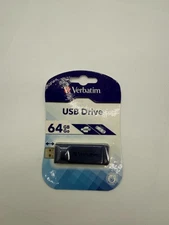 Verbatim Americas Llc 98658 Usb Flash Drive 64Gb Blue Taa