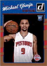 2016-17 Donruss #188 Michael Gbinije RC - BSK