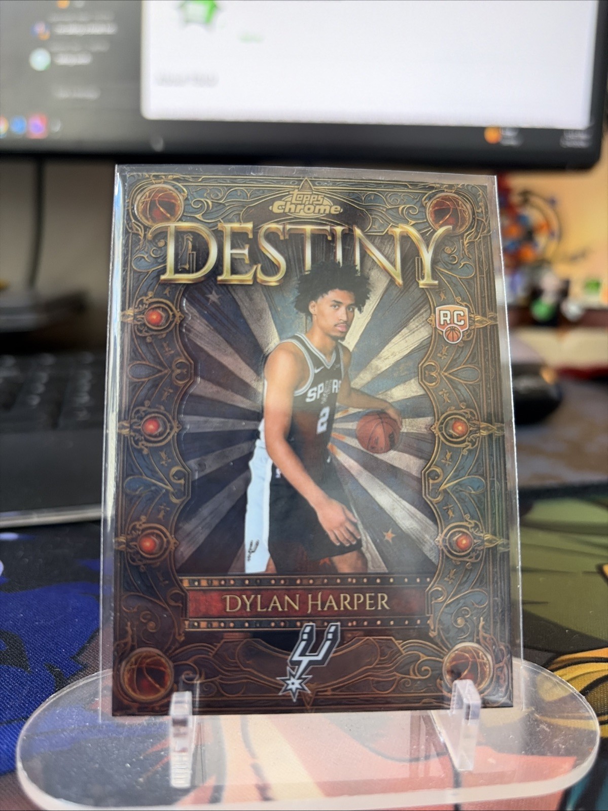2025-26 Topps Chrome Dylan Harper Destiny Rookie #D-2 RC San Antonio Spurs