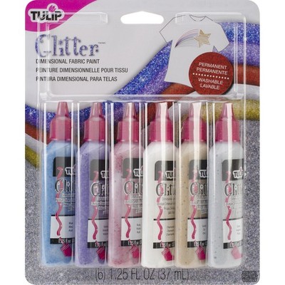 Tulpendimensionale Stofffarben 1,25 Unzen 6/Pkg - Glitzer - SK-23427