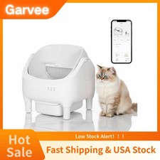 Self Cleaning Cat Litter Box, Open-Top Automatic Cat Litter Box with APP Control
