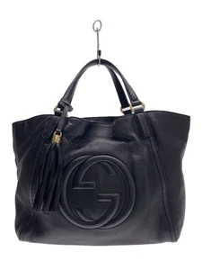 Sac fourre tout GUCCI cuir noir uni Soho Celarius occasion