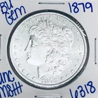 1879 BU UNCIRCULATED MORGAN SILVER DOLLAR AUTHENTIC U.S. MINT FREE SHIPPING 6318
