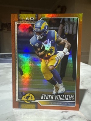 2026 Topps Flagship Kyren Williams Los Angeles Rams #114 Jersey Match 23 /25 🔥