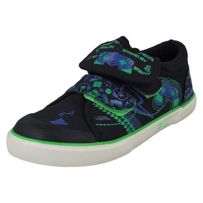 Kinder Startrite Level Up Freizeit Klettverschluss Canvas Schuhe