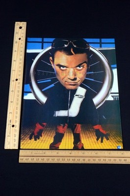 Robbie Williams illustration 1999 - Magazine Page Print Ad Poster Advert