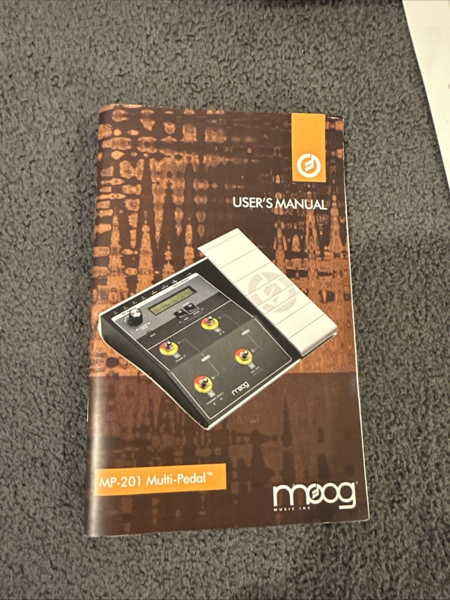 MOOG MP-201 Multi Pedal ジャンク Moog MP-201 Multi-Pedal CV & MIDI Controller Rare TESTED PRISTINE