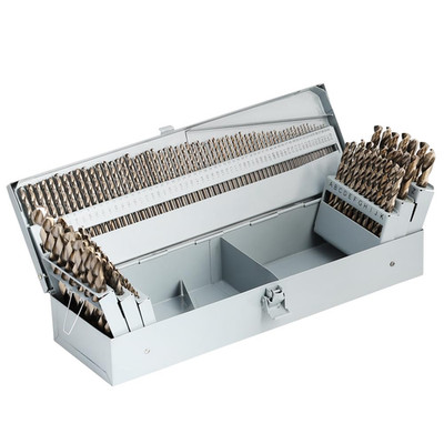 115Pcs M35 Cobalt Drill Bit Set - 5% Cobalt HSS Metal Bits for Hardened Steel/St