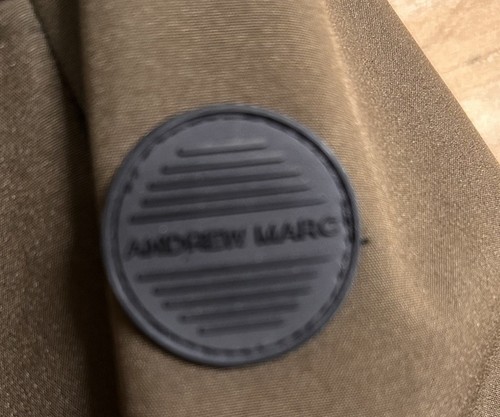 Andrew Marc Dark Green Hooded Men's Jacket Sz. SRain Coat Spring Classy Preppy - Picture 5 of 11