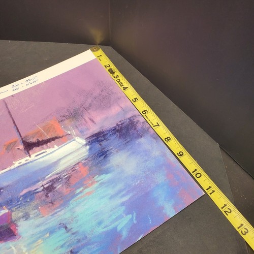 Reif Erickson - Hidden Harbor Giclee On Paper Limited Edition Signed Print Boats - Picture 5 of 6