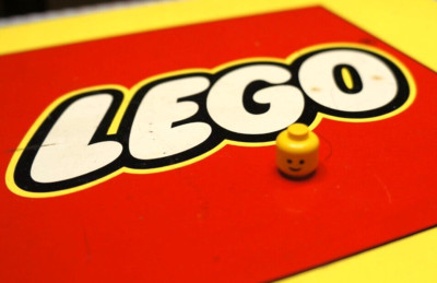 LEGO 3626ap01 Minifigur, Kopf Standard Grinsen Muster - massiver Noppen