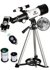Gskyer Telescope, 70mm Aperture 400mm AZ Mount Astronomical Refracting Telescope