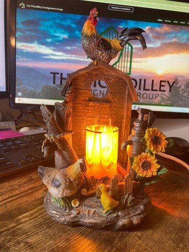 Wax Warmer Rooster with Chick and Hen READ - Bild 2 von 10