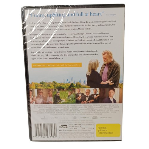 Hampstead (DVD) Comedy Drama Romance Land Developers Widow R4 Brand New - Picture 2 of 12