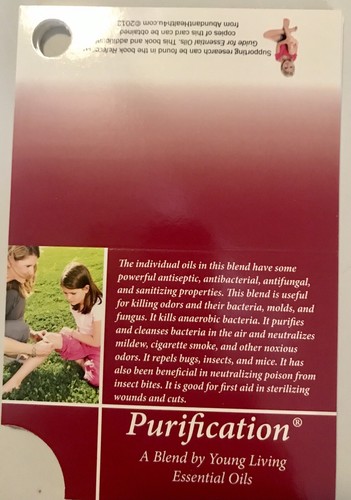 Young Living~Sample Information Cards~7-Stacks Of 10- Cards For 7 Different Oils - Picture 14 of 19